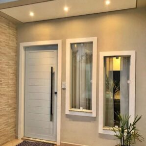 Porta Lambril Branco Fechada 210x100